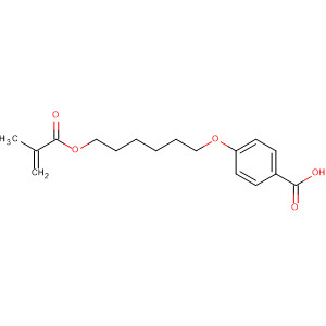 4-[[6-[(2-Methyl-1-oxo-2-propen-1-yl)oxy]hexyl]oxy]benzoic acid Structure,91652-00-5Structure