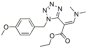 3-Dimethylamino-2-[1-(4-methoxy-benzyl)-1H-tetrazol-5-yl]-acrylic acid ethyl ester Structure,91660-68-3Structure