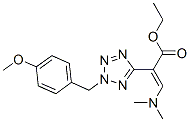 3-Dimethylamino-2-[2-(4-methoxy-benzyl)-2H-tetrazol-5-yl]-acrylic acid ethyl ester Structure,91660-69-4Structure