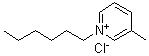 N-hexyl-3-metylpyridinium chloride Structure,916730-40-0Structure