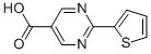 2-噻吩-2-嘧啶-5-羧酸結(jié)構(gòu)式_916766-97-7結(jié)構(gòu)式