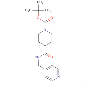 Tert-butyl 4-((pyridin-4-ylmethyl)carbamoyl)piperidine-1-carboxylate Structure,916770-32-6Structure