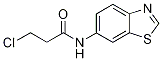 N-(benzo[d]thiazol-6-yl)-3-chloropropanamide Structure,916791-24-7Structure