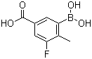 3-Borono-5-fluoro-4-methylbenzoicacid Structure,917223-87-1Structure