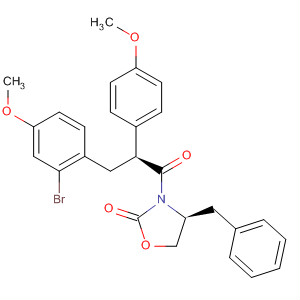 (S)-4-benzyl-3-[(s)-3-(2-bromo-4-methoxyphenyl)-2-(4-methoxyphenyl)
propanoyl]-2-oxazolidinone Structure,917379-10-3Structure