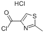 2-Methyl-1,3-thiazole-4-carbonyl chloride hydrochloride Structure,917483-72-8Structure