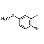 4-Bromo-3-fluorothioanisole Structure,917562-25-5Structure