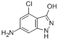 6-Amino-4-chloro-3-hydroxy(1h)indazole Structure,91775-38-1Structure