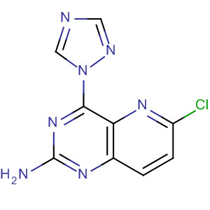 6-Chloro-4-[1,2,4]triazol-1-yl-pyrido[3,2-d]pyrimidin-2-yl-amine Structure,917759-03-6Structure