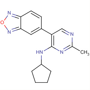 5-(2,1,3-Benzoxadiazol-5-yl)-n-cyclopentyl-2-methylpyrimidin-4-amine Structure,917896-19-6Structure