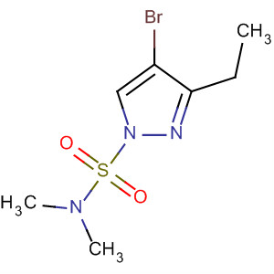 4-Bromo-3-ethyl-pyrazole-1-sulphonic acid dimethylamide Structure,917899-20-8Structure