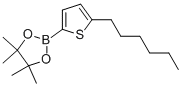 5-Hexylthiophene-2-boronic acid, pinacol ester Structure,917985-54-7Structure