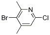 5-Bromo-2-chloro-4,6-dimethylpyridine Structure,918145-29-6Structure