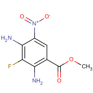 Methyl 2,4-diamino-3-fluoro-5-nitrobenzoate Structure,918321-18-3Structure