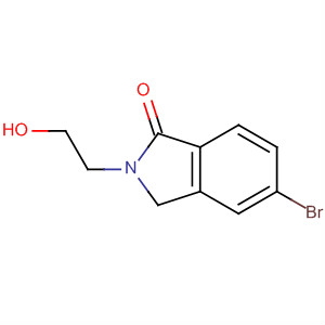 5-Bromo-2-(2-hydroxyethyl)isoindolin-1-one Structure,918331-54-1Structure