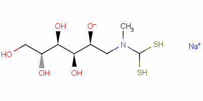 N-methyl-d-glucamine dithiocarbamate sodium Structure,91840-27-6Structure