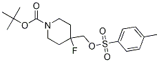 Tert-butyl 4-fluoro-4-((tosyloxy)methyl)piperidine-1-carboxylate Structure,918431-90-0Structure