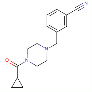 3-{[4-(Cyclopropylcarbonyl)-1-piperazinyl]methyl}benzonitrile Structure,918482-06-1Structure