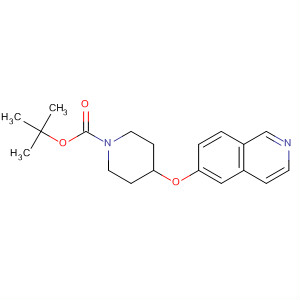 Tert-butyl 4-(isoquinolin-6-yloxy)piperidine-1-carboxylate Structure,918490-55-8Structure