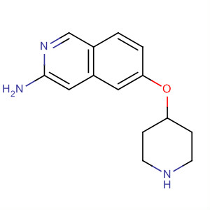 6-(4-Piperidinyloxy)-3-isoquinolinamine Structure,918490-78-5Structure