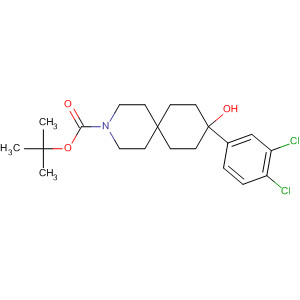 9-(3,4-dichloro-phenyl)-9-hydroxy-3-aza-spiro[5.5]undecane-3-carboxylic acid tert-butyl ester Structure,918651-00-0Structure