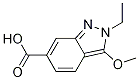 2-乙基-3-甲氧基-2H-吲唑-6-羧酸結構式_919106-95-9結構式