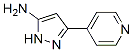 5-Pyridin-4-yl-2H-pyrazol-3-ylamine Structure,91912-53-7Structure