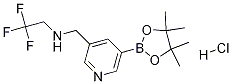 3-Pyridinemethanamine, 5-(4,4,5,5-tetramethyl-1,3,2-dioxaborolan-2-yl)-n-(2,2,2-trifluoroethyl)- Structure,919347-59-4Structure