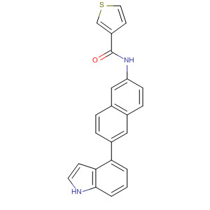 N-[6-(1h-indol-4-yl)-2-naphthalenyl]-3-thiophenecarboxamide Structure,919362-67-7Structure