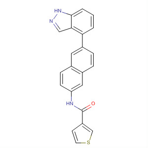 N-[6-(1h-indazol-4-yl)-2-naphthalenyl]-3-thiophenecarboxamide Structure,919362-75-7Structure