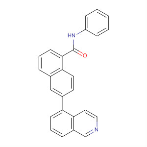 6-(5-異喹啉)-N-苯基-1-萘羧酰胺結(jié)構(gòu)式_919363-06-7結(jié)構(gòu)式