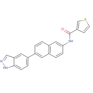 N-[6-(1h-indazol-5-yl)-2-naphthalenyl]-3-thiophenecarboxamide Structure,919363-15-8Structure