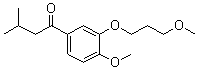 1-(4-Methoxy-3-(3-methoxypropoxy)phenyl)-3-methylbutan-1-one Structure,919995-27-0Structure