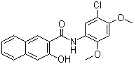 N-(2-Hydroxynaphthoyl)-2,4-dimethoxy-5-chloroanilide Structure,92-72-8Structure