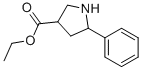 5-Phenyl-pyrrolidine-3-carboxylic acid ethyl ester Structure,92041-21-9Structure