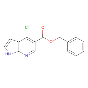 1H-pyrrolo[2,3-b]pyridine-5-carboxylic acid, 4-chloro-, phenylmethyl ester Structure,920966-39-8Structure