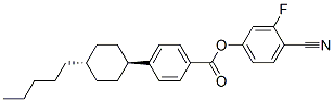 反-4-(4-正戊基環(huán)己基)苯甲基-3-氟-4-氰基苯酯結(jié)構(gòu)式_92118-84-8結(jié)構(gòu)式