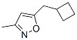 Isoxazole, 5-(cyclobutylmethyl)-3-methyl- Structure,921588-27-4Structure