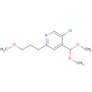 5-Chloro-4-dimethoxymethyl-2-(3-methoxy-propyl)-pyridine Structure,921630-16-2Structure