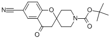 Tert-butyl 6-cyano-4-oxo-3,4-dihydro-1’h-spiro[chromene-2,4’-piperidine]-1’-carboxylate Structure,921760-47-6Structure