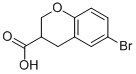 2H-1-benzopyran-3-carboxylic acid, 6-bromo-3,4-dihydro- Structure,923225-74-5Structure