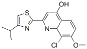 8-氯-7-甲氧基-2-(4-異丙基噻唑-2-基)-4-喹啉醇結(jié)構(gòu)式_923289-39-8結(jié)構(gòu)式