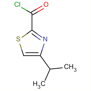 4-異丙基噻唑-2-羰酰氯結(jié)構(gòu)式_923289-59-2結(jié)構(gòu)式