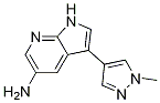 1H-pyrrolo[2,3-b]pyridin-5-amine, 3-(1-methyl-1h-pyrazol-4-yl)- Structure,923583-13-5Structure