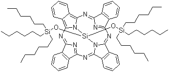 硅(IV)酞菁二(三己基甲硅烷基氧化物)結(jié)構(gòu)式_92396-89-9結(jié)構(gòu)式