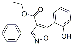 4-Isoxazolecarboxylicacid,5-(2-hydroxyphenyl)-3-phenyl-,ethylester(9ci) Structure,92397-20-1Structure