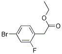 (4-Bromo-2-fluoro-phenyl)-acetic acid ethyl ester Structure,924312-09-4Structure