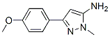 3-(4-Methoxyphenyl)-1-methyl-1H-pyrazol-5-amine Structure,92469-35-7Structure