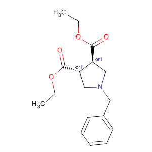 (3R,4r)-diethyl 1-benzylpyrrolidine-3,4-dicarboxylate Structure,92486-65-2Structure