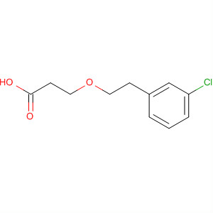 3-[2-(3-Chlorophenyl)ethoxy]propanoic acid Structure,925244-72-0Structure